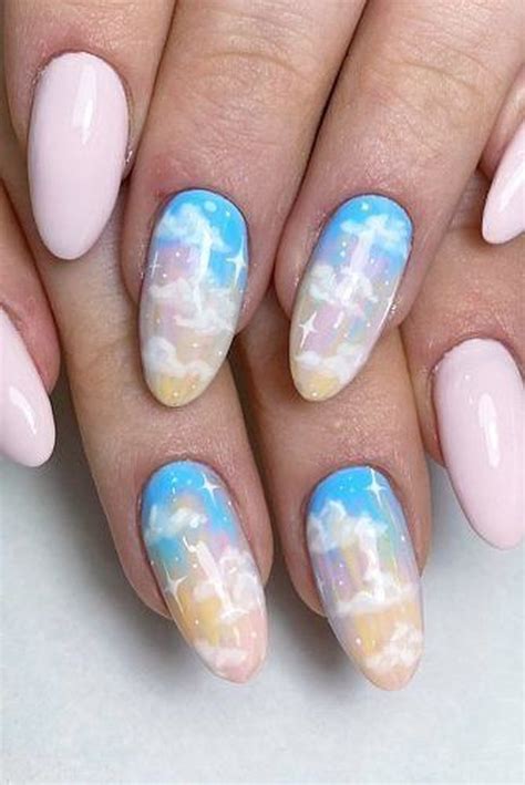 40+ Cloud Nail Designs For A Dreamy Manicure