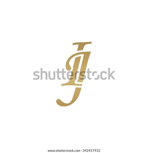 Ij Initial Monogram Logo Stock Vector (Royalty Free) 342417932 | Shutterstock