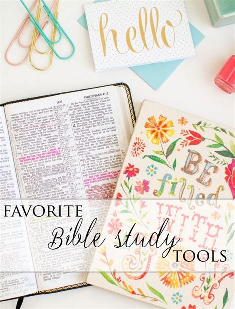 Favorite Bible Study Tools | Bible study tools, Study tools, Bible study