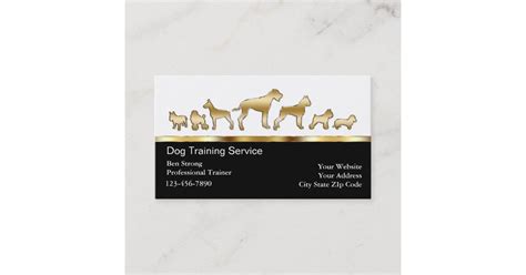 Dog Trainer Business Cards | Zazzle