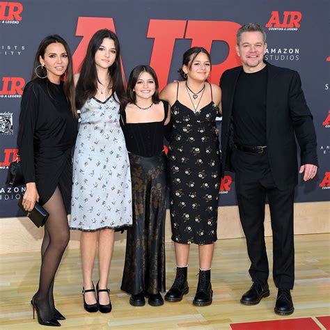 Matt Damon Poses With 3 Daughters at 'Air' Premiere: Photos | Us Weekly