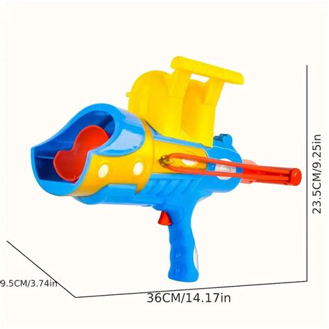 Winter Snowball Fight Kit, Snowball Launcher Gun, Snowball Fight Blaster With Handle, Round ...