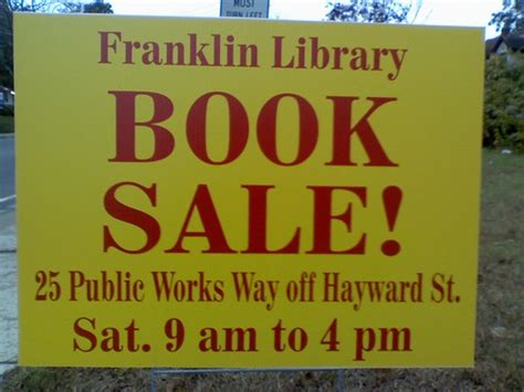 Franklin Matters: Franklin, MA: Library Book Sale