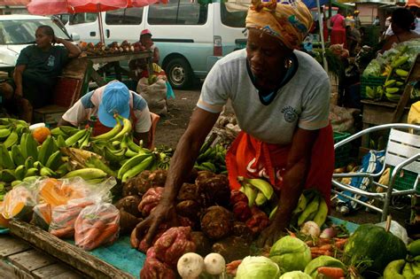 Market Report: Chef Xavier Ribot, St. Lucia, Castries Market