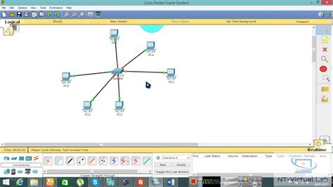 Hybrid Topology In Cisco Packet Tracer Cisco Packet Tracer Simulation ...