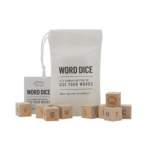 Word Dice and Dinner Dice | Withers & Co | Promotional Products NZ ...