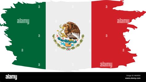 Mexican flag, vector illustration Stock Vector Image & Art - Alamy