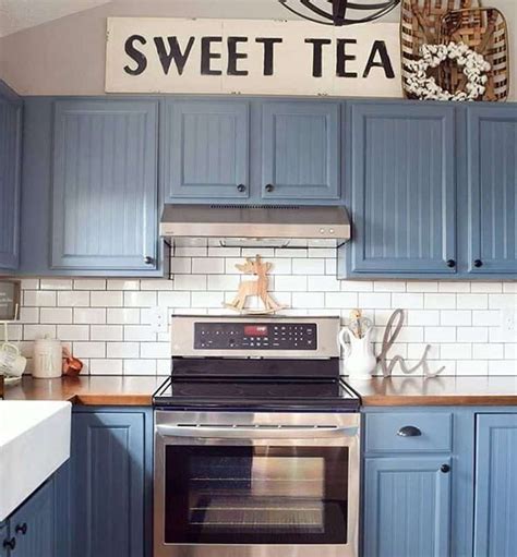 30 Beautiful Mobile Home Kitchen Cabinet Colors