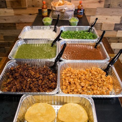 Wedding Food Ideas Buffet Taco Bar 23+ Ideas | Wedding buffet food ...