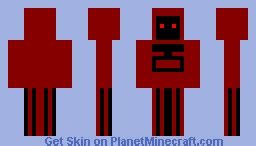 red mage enderman Minecraft Skin