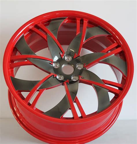 custom red car wheels and oem car rims, 18 19 20 21 22 24 inch we can ...