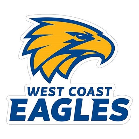 Official AFL Licensed Merchandise: West Coast Eagles Logo Sticker