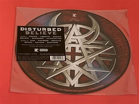 DISTURBED " BELIEVE " 1 LP PICTURE DISC - Tienda de discos y vinilos online, Discos Deluxe