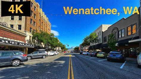 Downtown Wenatchee, WA Driving Tour In Spring, 40% OFF