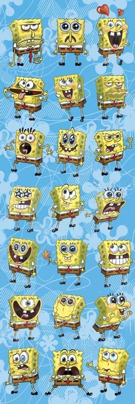 Spongebob - expressions Poster | Sold at Europosters