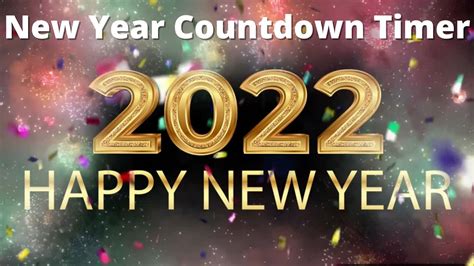 Happy New Years Eve 2022 Clock