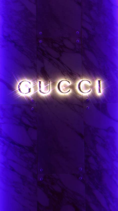 Gucci Aesthetic Wallpaper Blue