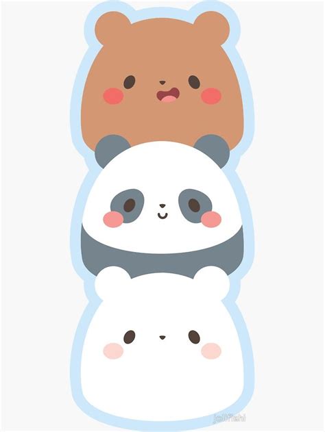 We Bare Gumdrop Bears Sticker by jolifishi | Garabatos lindos, Pegatinas bonitas, Garabatos kawaii