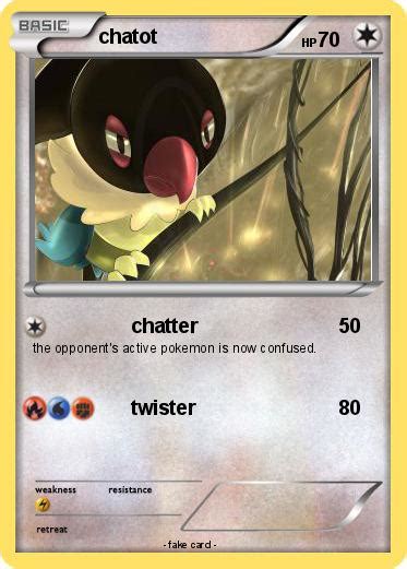 Pokémon chatot 40 40 - chatter - My Pokemon Card