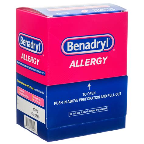 Benadryl Allergy Relief 2Pc (20 Pack)