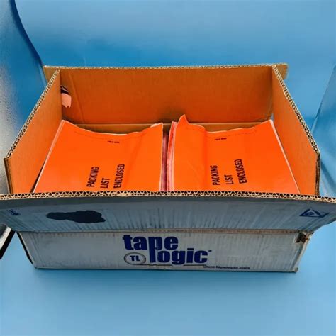 TAPE LOGIC &PACKING List Enclosed" Envelopes 8.5x10" Orange 1000/PK $29.98 - PicClick
