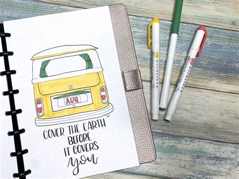 12 Months of Free Cover Page Printables for Your Bullet Journal ⋆ The Petite Planner