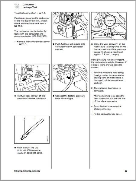 STIHL Chainsaw Repair & Service Manual – Choose Your Chainsaw (Instant ...