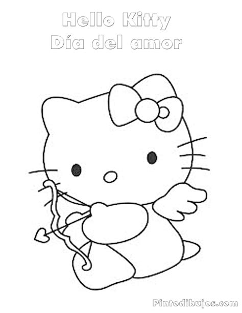 Hello Kitty Valentines Day Coloring Pages Printable - Thomas Willey's Coloring Pages