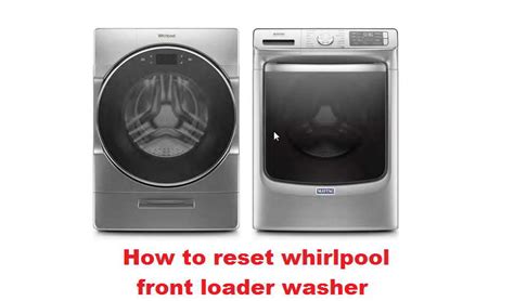 whirlpool front load washer troubleshooting Archives - MachineLounge