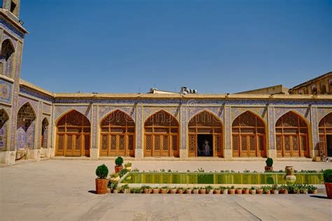 Details and People in Nasir Ol Molk Mosque, Mosque. Symbol of Iran Editorial Image - Image of ...