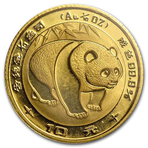 Chinese Gold Panda 1983 - 1/10 oz