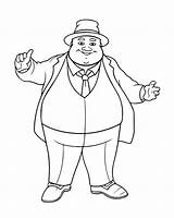 Man In Suit Coloring Page sketch template