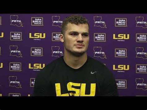 Mason Taylor Media Availability 10/10/23 : r/LSUFootball