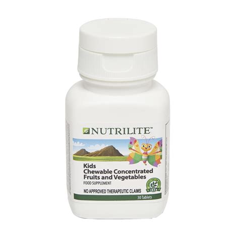 NUTRILITE™ Kids Chewable Concentrated Fruits And Vegetables Tablet | Amway Distributor in Bohol