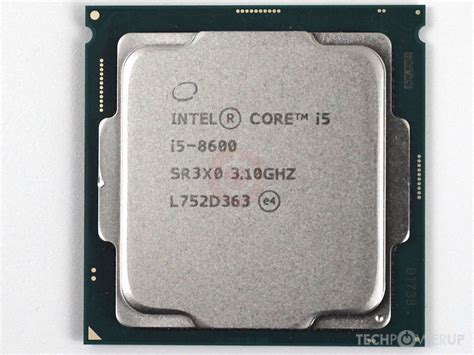 Intel Core i5-8600 Specs | TechPowerUp CPU Database