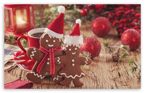 Christmas Gingerbread Wallpaper - WallpaperSafari