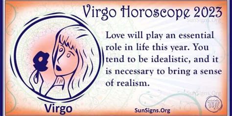 Virgo Horoscope 2023 - Get Your Predictions Now! - SunSigns.Org