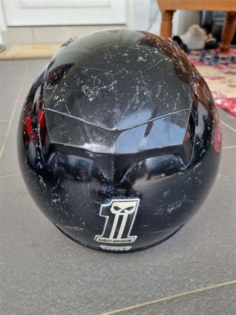 Harley Davidson Full Visor Helmet Original, Motorbikes on Carousell