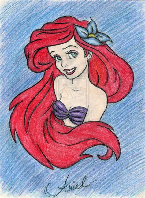 Ariel by PrinceSsCarmilla.deviantart.com on @deviantART Cartoon Drawings Disney, Cartoon ...