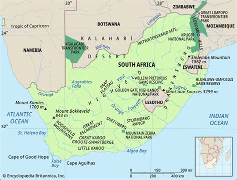 South Africa | History, Capital, Flag, Map, Population, & Facts | Britannica