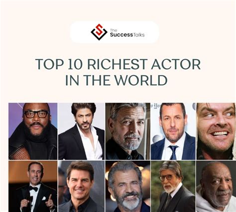 Top 10 Richest Actor In The World | The Success Talks