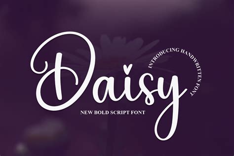 Daisy Font by andikastudio · Creative Fabrica