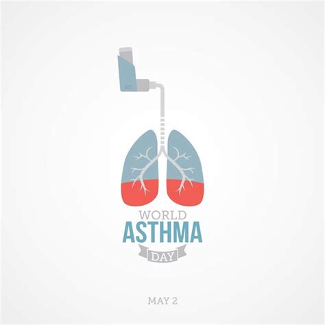 Premium Vector | World Asthma Day