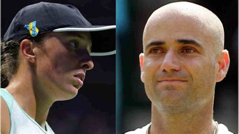 Iga Swiatek's coach compares her poor results on the grass to that of Andre Agassi while ...