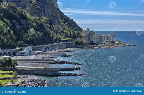 Beaches of Vico Equense, from Sorrento Peninsula Stock Photo - Image of relax, nature: 114518176