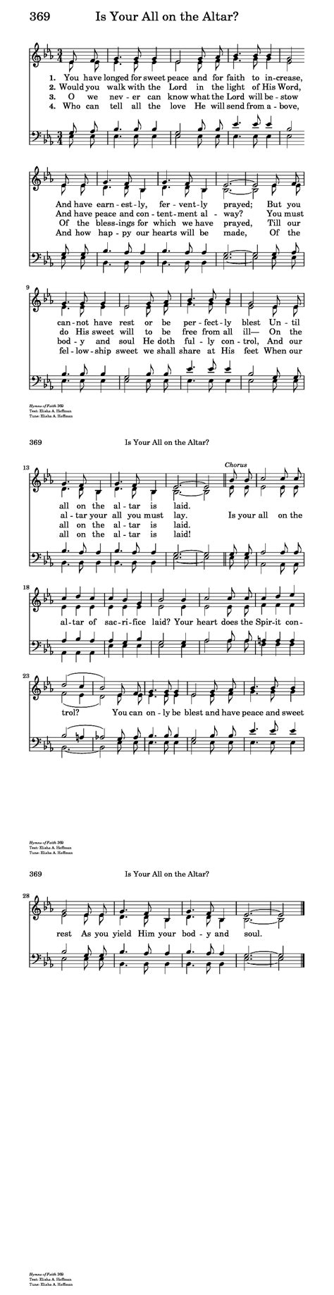 Is Your All on the Altar? - Hymnary.org | Gospel music, Hymn, Songs