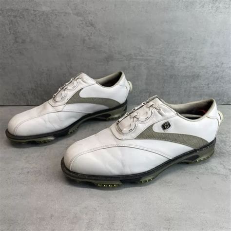 FOOTJOY MENS Dryjoy Tour BOA Golf Shoes UK 9.5 EU 44 US 10.5 Laceless ...