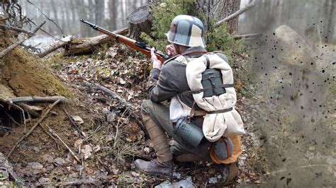 World War 1 German Airsoft Loadout - YouTube