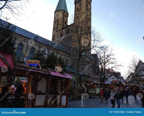 Goslar Christmas Markets, Germany. Editorial Photo - Image of celebrate ...