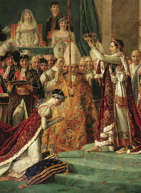 The Consecration of the Emperor Napoleon and the Coronation of Empress Josephine, 1807 Painting ...